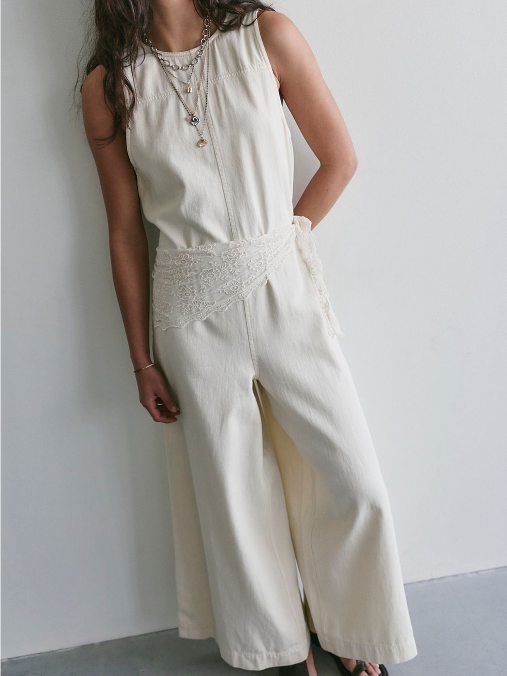 FREE PEOPLE We The Free Do No Wrong in Ecru, NWT, size M